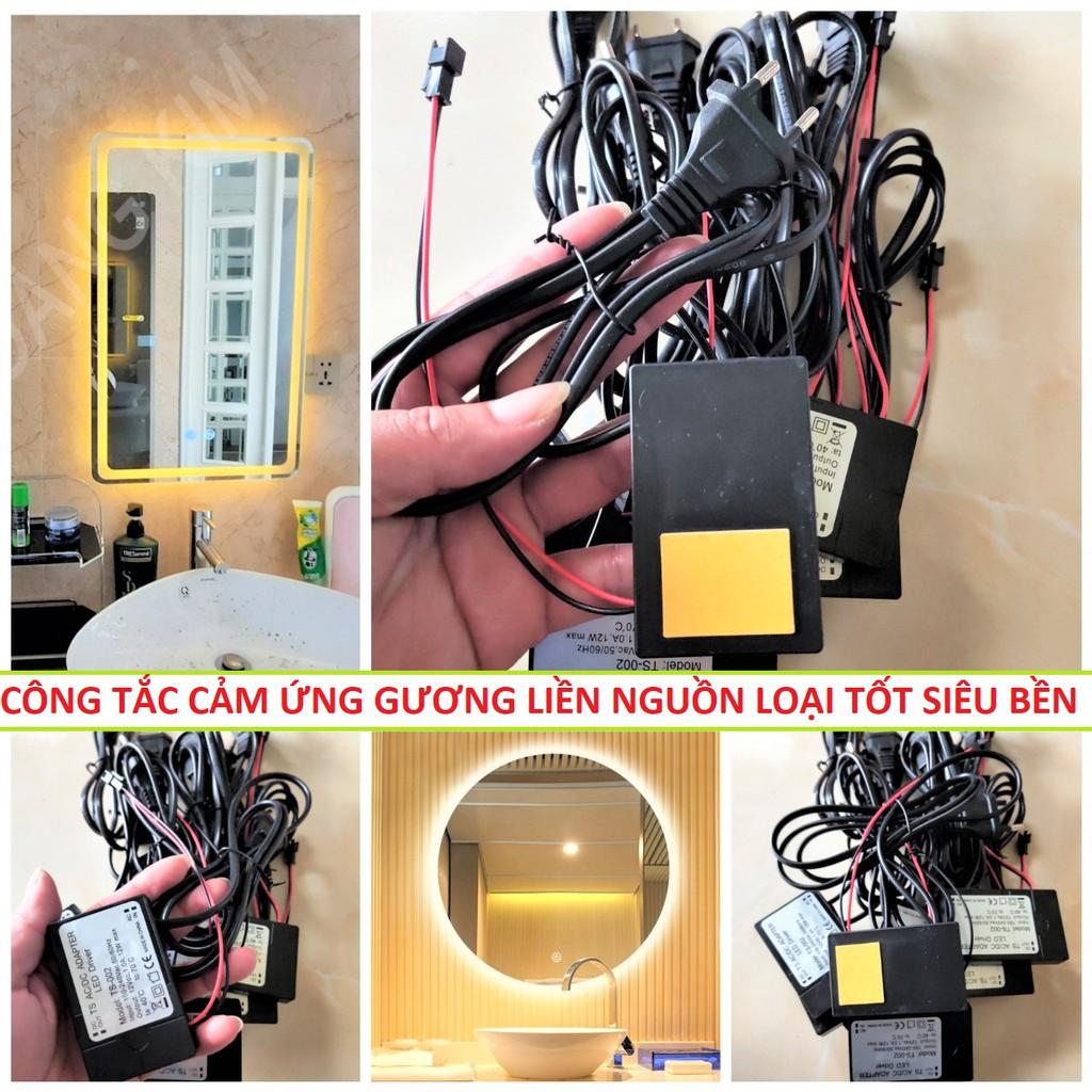 Công tắc cảm ứng đèn gương nhà tắm bàn trang điểm liền nguồn mẫu mới loại tốt nhỏ gọn