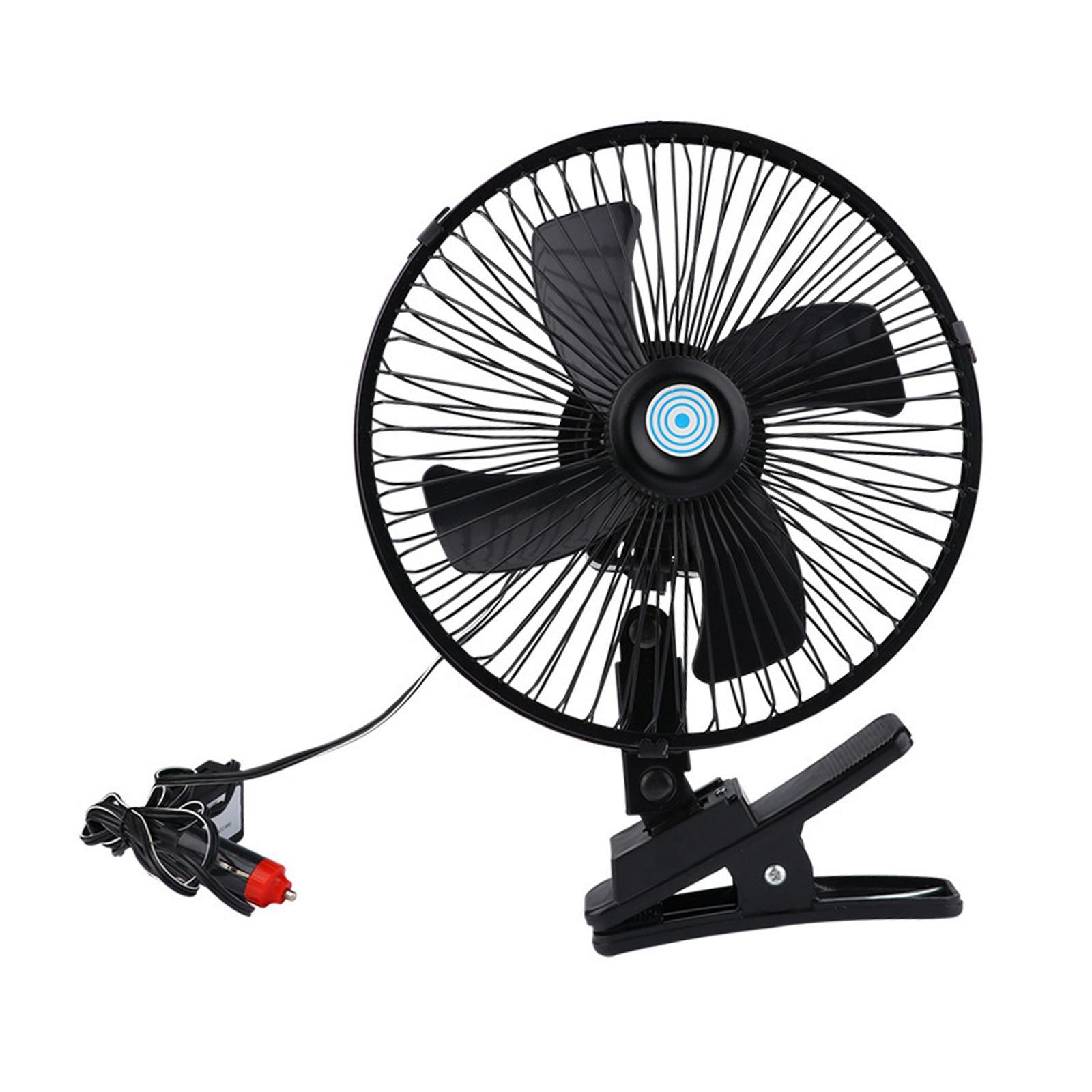 Car   Fan with  Adjustable Low Noise Strong  Desk Fan Summer Cooling Fan for Car Truck Vehicle