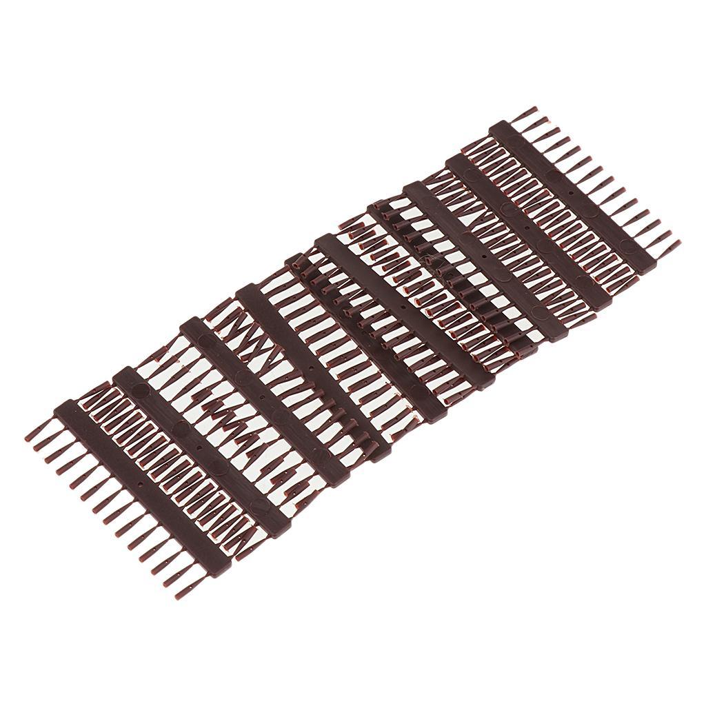 2-8pack 10 Set / 280pcs Carp Fishing Hair Rig Stops Boilie Bait Stops Length 7mm