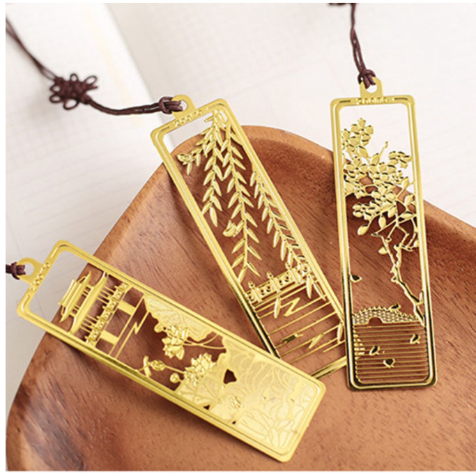 Bookmark Đánh Dấu Sách Phong Cách Trung Hoa - 8cmx2.3cm - Giao Mẫu Ngẫu Nhiên