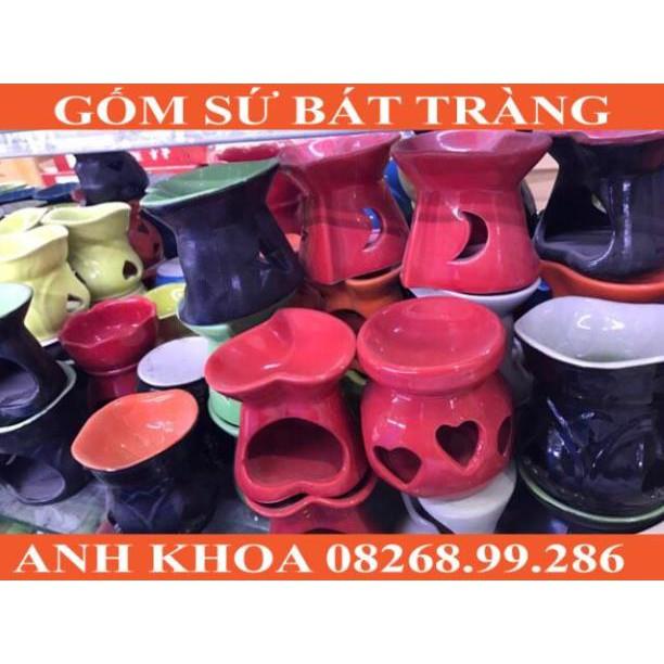 Đèn xông tinh dầu nến Bát Tràng - Gốm sứ Bát Tràng Anh Khoa