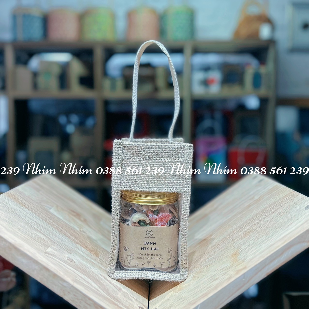 Túi Bố/Túi Đay Vintage Đựng Sản Phẩm