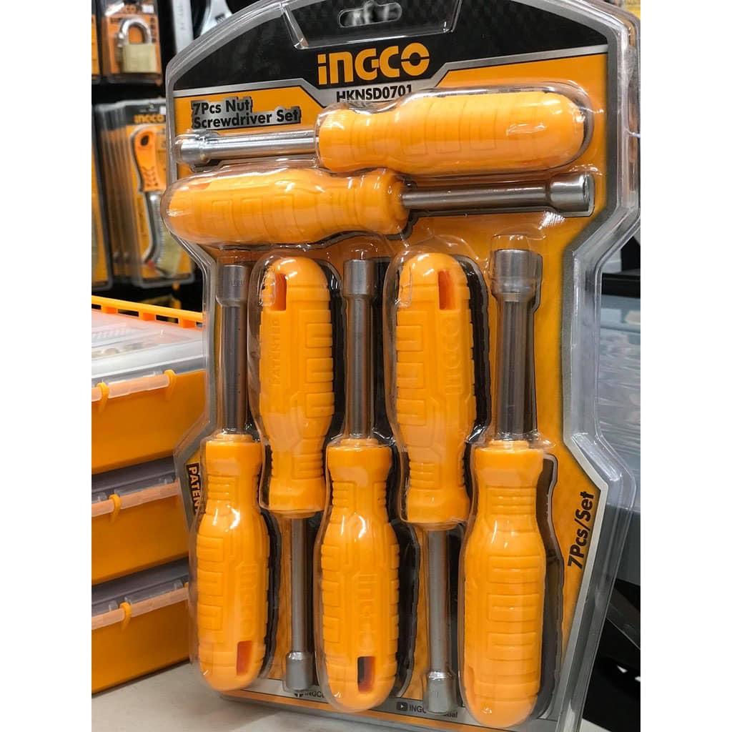 BỘ TUỐC NƠ VÍT LỤC GIÁC 6-12MM INGCO HKNSD0701 - HÀNG CHÍNH HÃNG