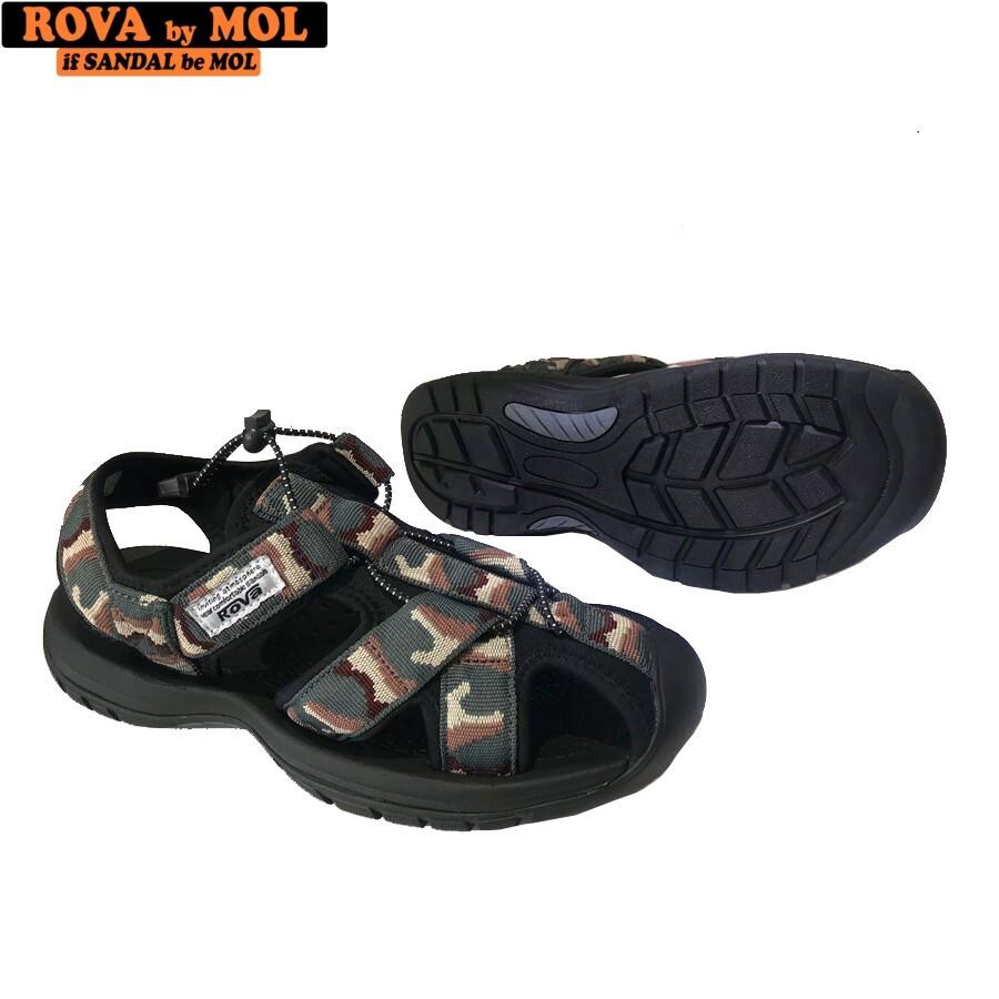 Giày Sandal Nam Bít Mũi Camo