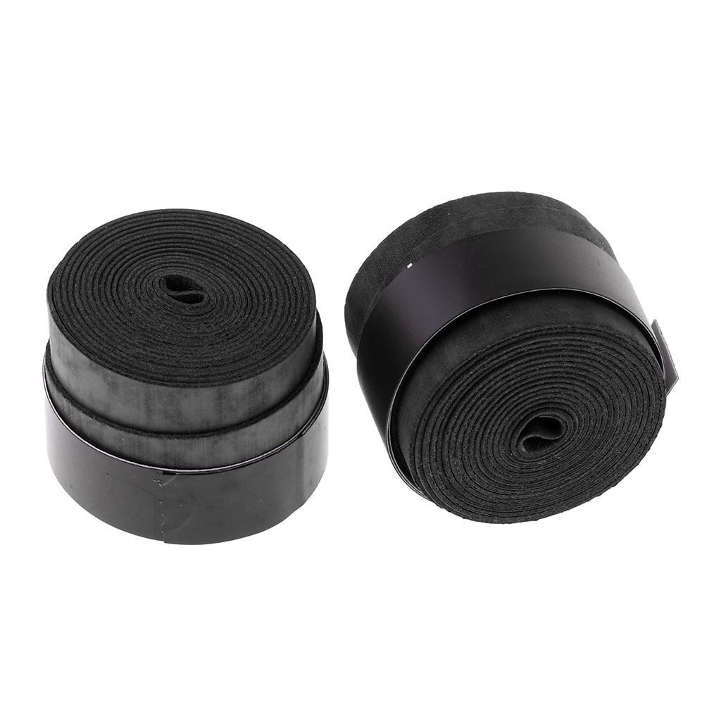 2x Anti- Racket Grip Tape, Overgrips, Racket Sweat Tape, Black