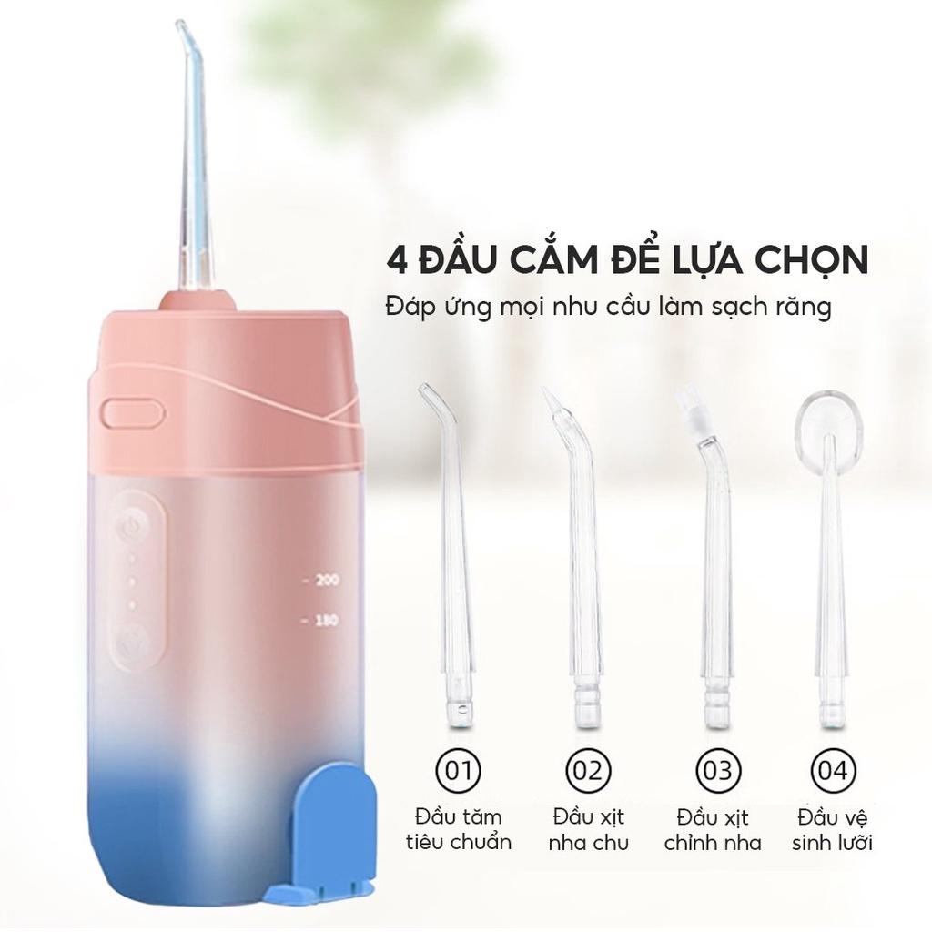 Tăm nước sóng siêu âm JOOU A60 làm sạch toàn bộ thức ăn thừa trong kẻ răng chỉ trong 2 phút