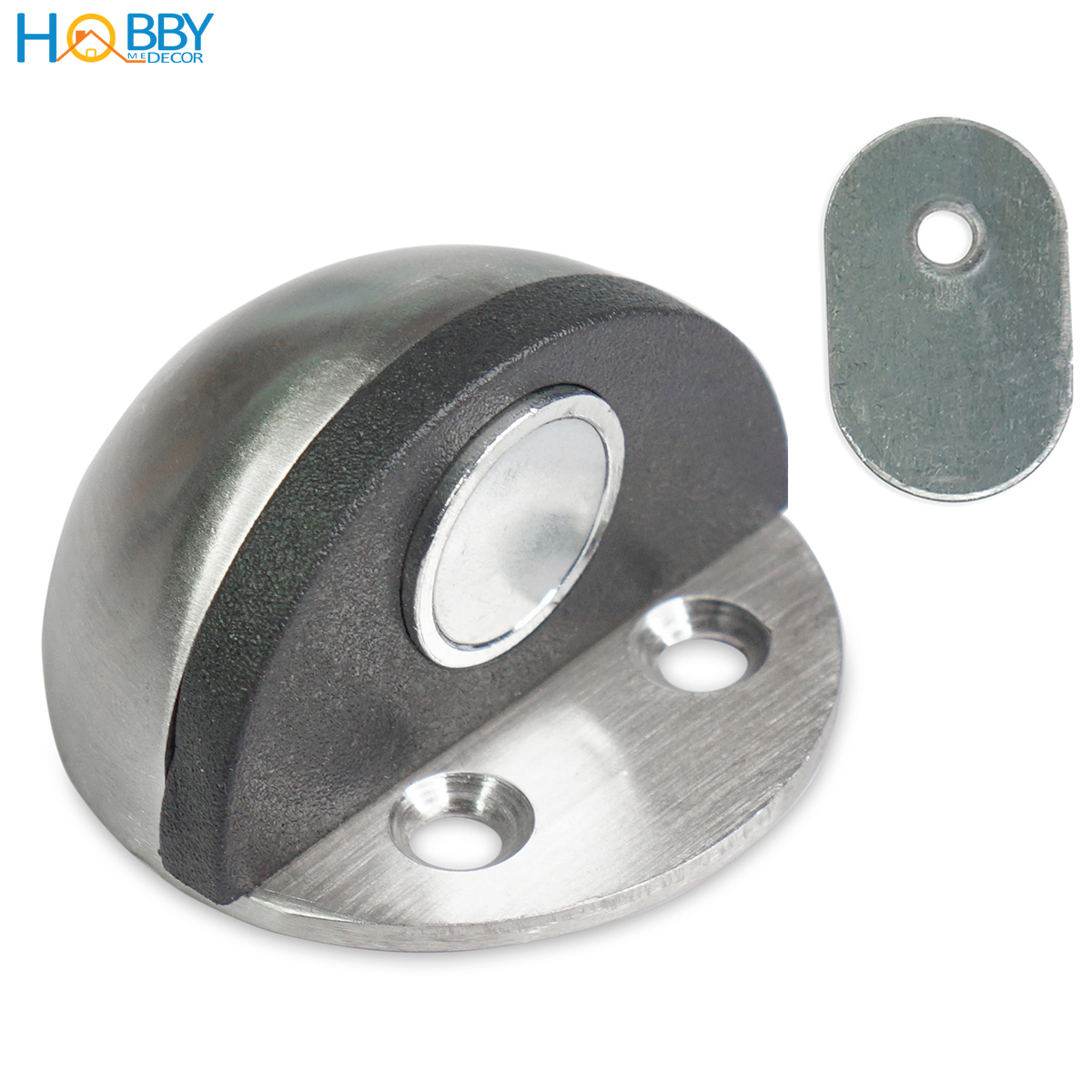 Chốt giữ cửa có nam châm dán nền Hobby Home Decor CC7 có keo dán đinh ốc