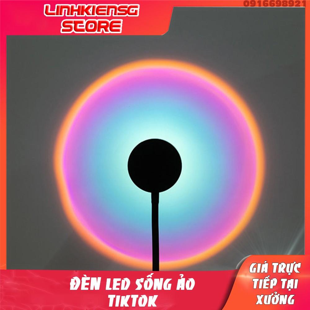 Đèn Led sống ảo TikTok chụp ảnh, quay phim, quay tiktok với hiệu ứng Mặt Trời, Cầu Vồng, Hoàng Hôn Đỏ