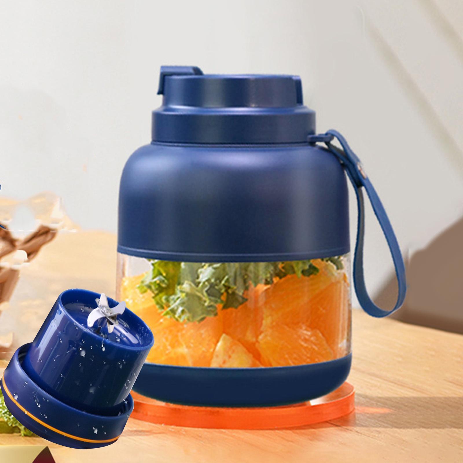 Portable Blender Personal Size Juicer Cup USB Juice Cup Multifunctional Compact Fruit Mixing Machine Smoothie Blender for Fitness Enthusiasts