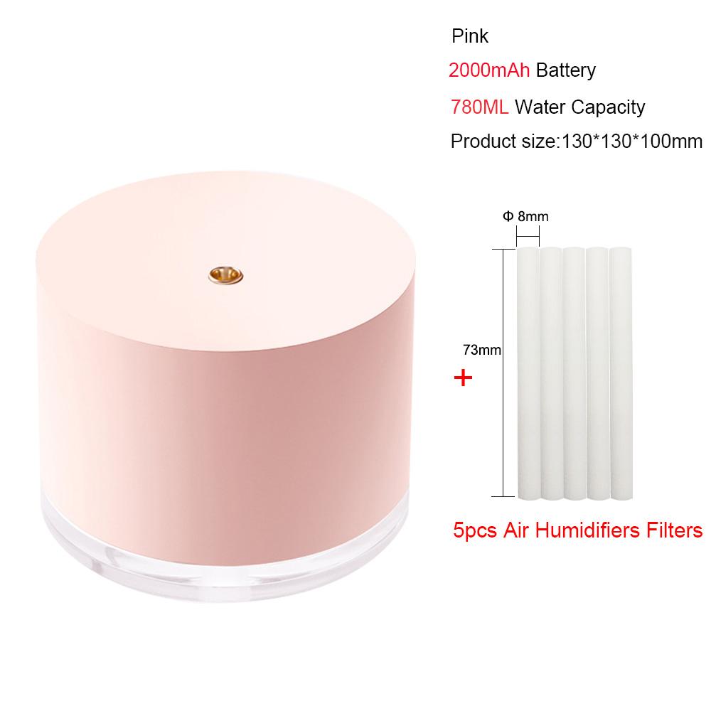 Loa Di Động Không Dây Máy Tạo Độ Ẩm Không Khí Khuếch Tán Máy Lọc Không Khí Ẩm Nhà Pin Sạc Humidificador Phun Sương Tạo