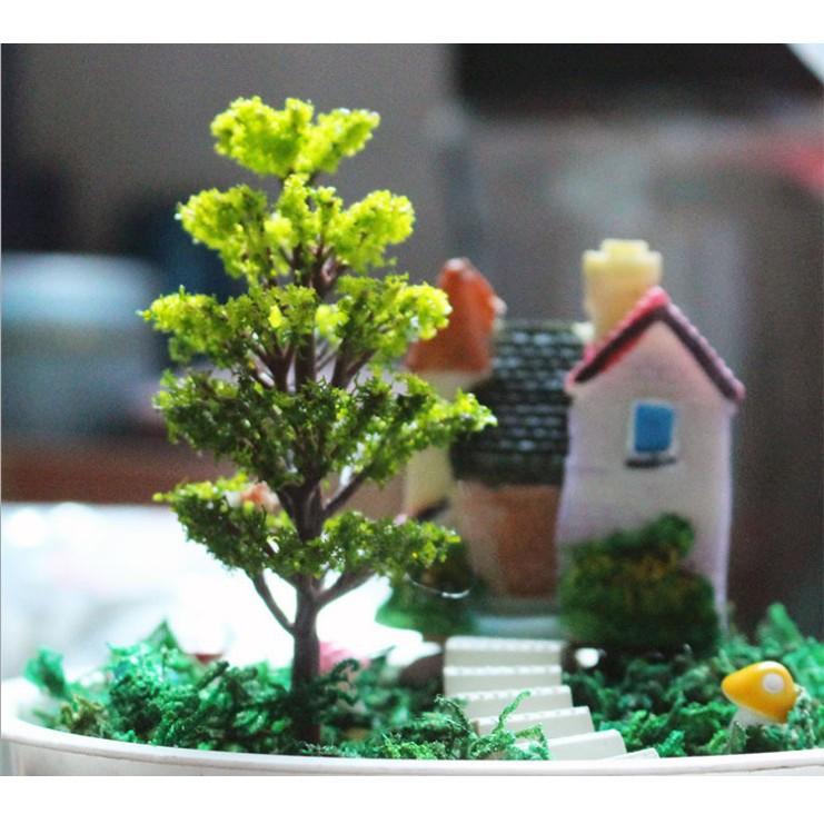 Mô hình cây xanh có tán chia tầng đẹp thích hợp cho tiểu cảnh