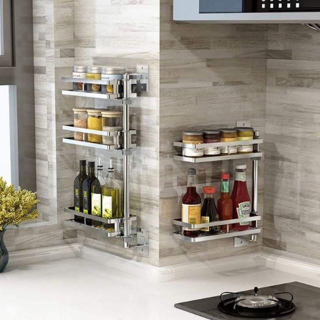 Kệ xoay thông minh cao cấp Inox 304