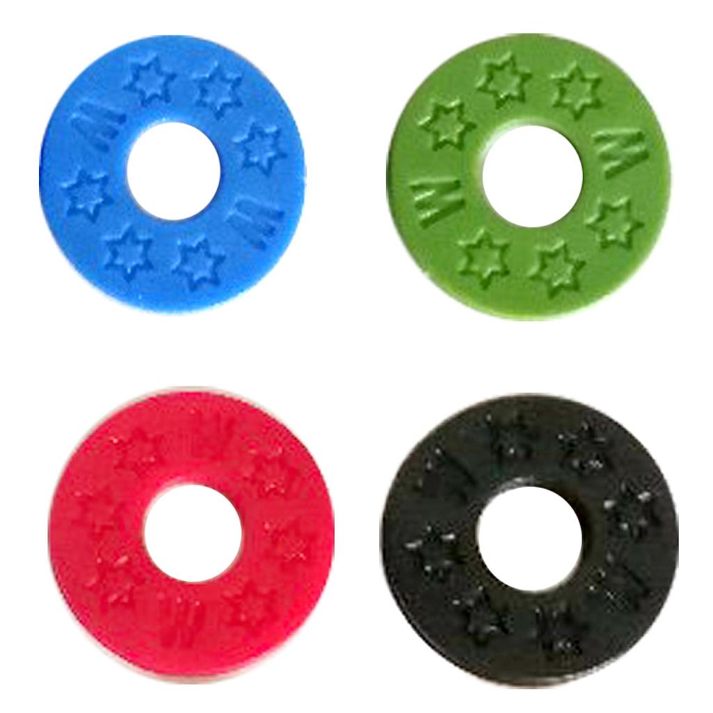 Sunnimix 10 Miếng Dây Đeo Đàn Guitar Khối Cao Su Dây Đeo An Toàn Khóa Máy Giặt Cho Đàn Guitar Bass