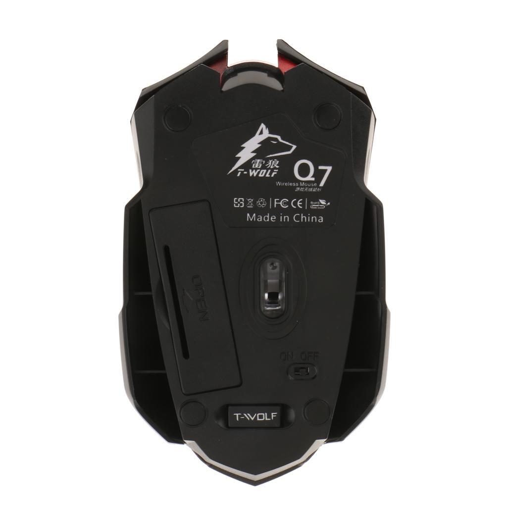 2.4G Wireless Mouse Optical Mice Adjustable DPI 6 Keys for Laptop PC