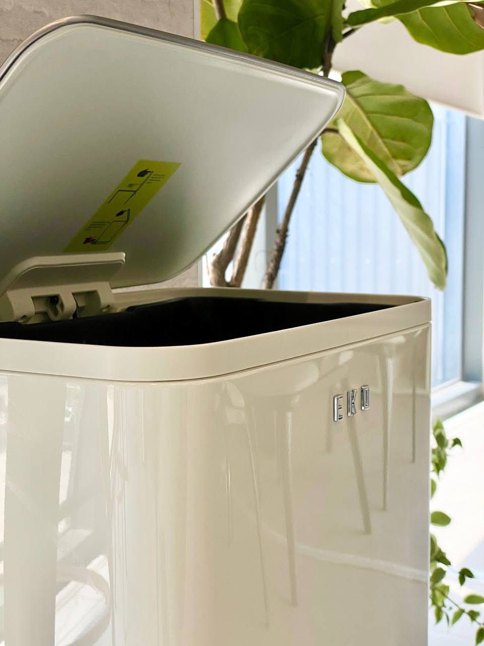 THÙNG RÁC CHỐNG BÁM VÂN TAY EKO MADISON EK9361 - 6L Hàng chính hãng