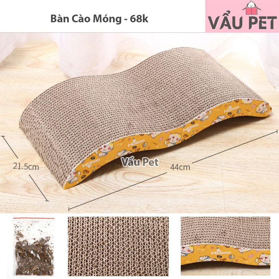 Bàn Cào Móng Cho Mèo Carton - Đồ Chơi Cho Mèo