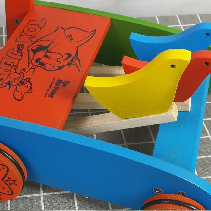 Xe gỗ tập đi cho bé