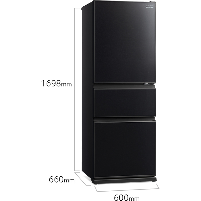 Tủ Lạnh Inverter Mitsubishi Electric MR-CGX41EN-GBK-V - Hàng Chính Hãng