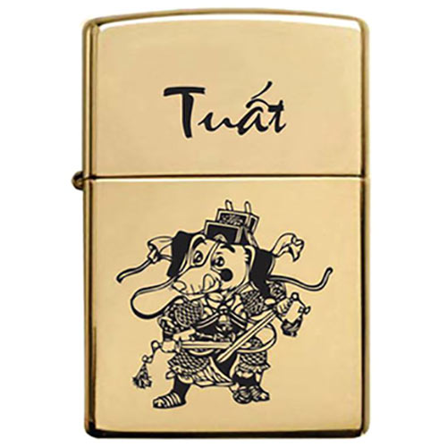 Bật Lửa Zippo 254B Khắc Hình Độc Đáo