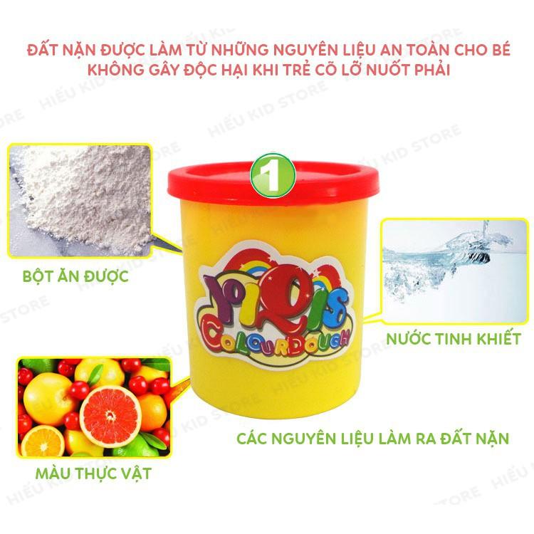 Đồ chơi đất nặn, đất sét làm kem cho bé thỏa sức sáng tạo kèm 5 hộp đất nặn