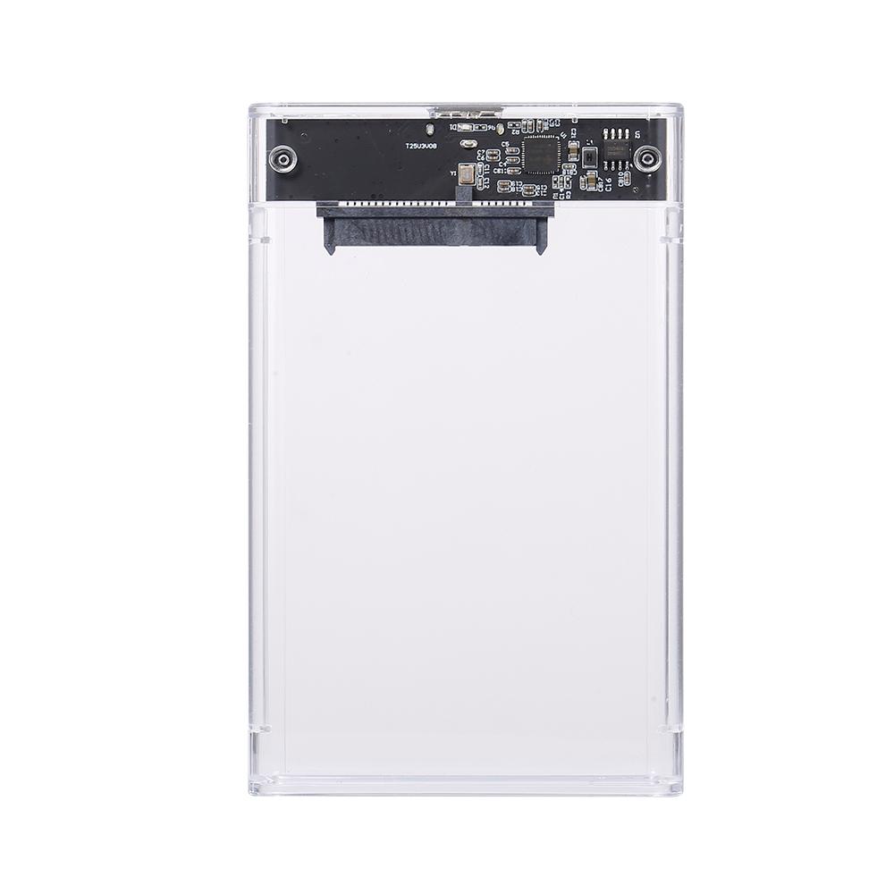 Hộp đựng ổ cứng trong suốt USB3.0 cho ổ cứng truyền tốc độ cao 2,5 '' 7-9,5mm SATA