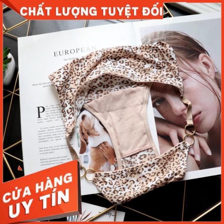 Quần Lót Nữ ️Quần Lót Su Sexy Phối Họa Tiết Dây Hông Gợi Cảm Quyến Rũ S1366