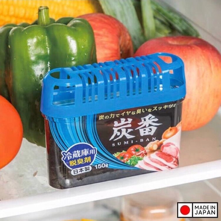 Sáp khử mùi tủ lạnh - than hoạt tính Kokubo 150g - Hàng Nội Địa Nhật Bản