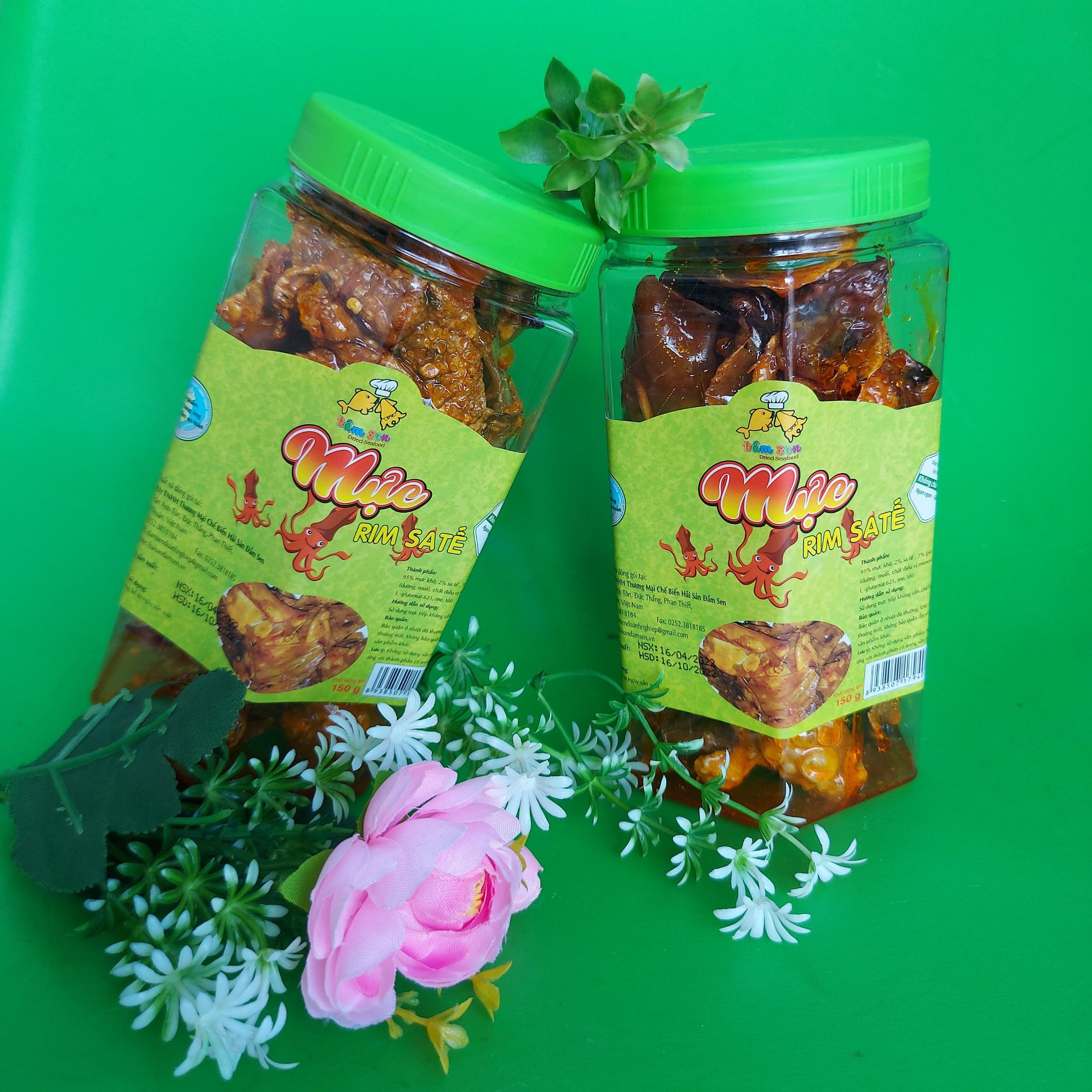 Đặc Sản Bình Thuận - Mực Rim Sa Tế Đầm Sen - 150G - 150G - Ocop 4 Sao