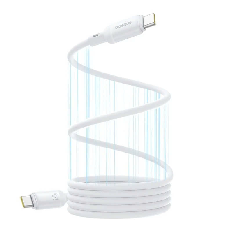 Cáp Sạc Nhanh Nam Châm Chống Rối Baseus PicoGo Magnetic Liquid Silicone C to C 240W (480Mbps)_[Hàng Chính Hãng