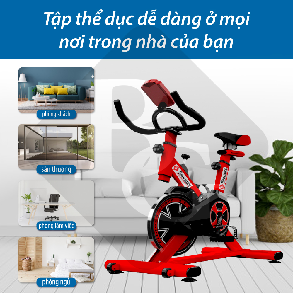 Xe đạp tập tại nhà thể dục thể thao, gym, fitness Spining Bike - giúp tăng cơ, giảm mỡ hiệu quả