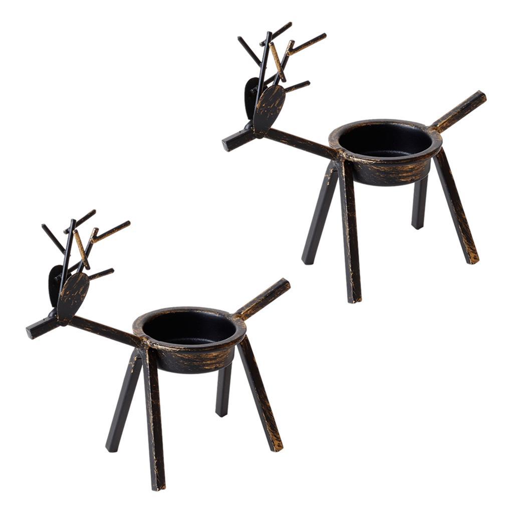 Bronze Candle Holder  Ornament for  Year Party