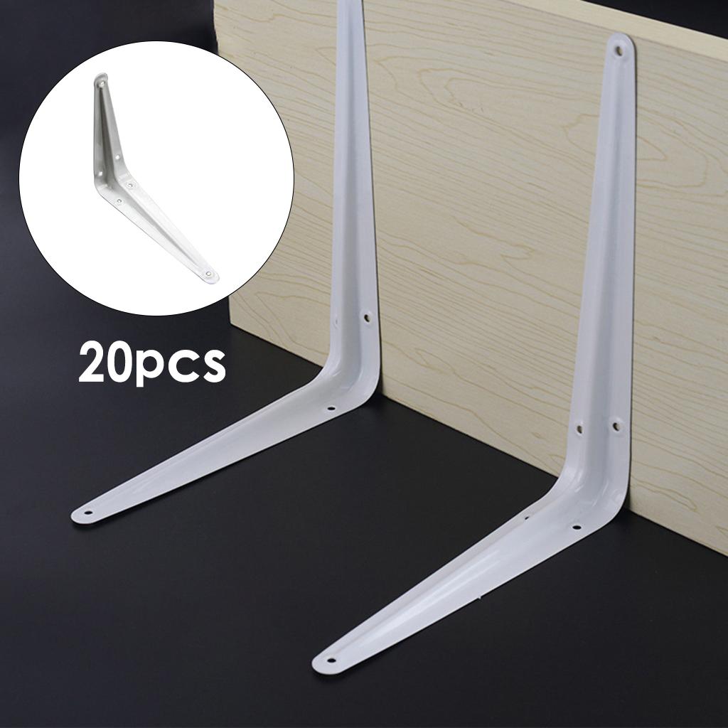 Metal Wall Angle Floating Shelf Brackets Corner Shelving Supports