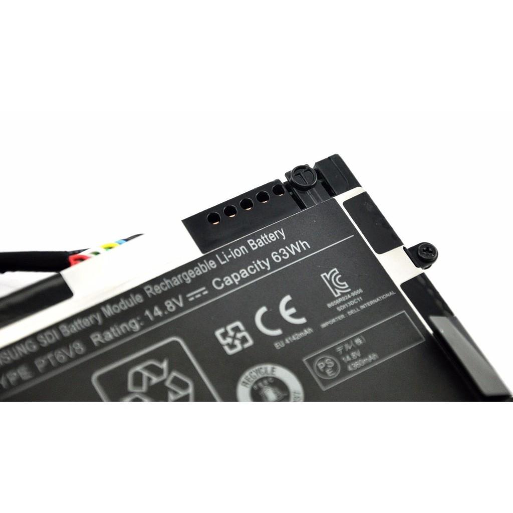 Pin dùng cho laptop Dell Alienware DKK25, KR08P6X6, T7YJ, 08P6X6, 0DKK25, 0PT6V8, 0T7YJR, PT6V8