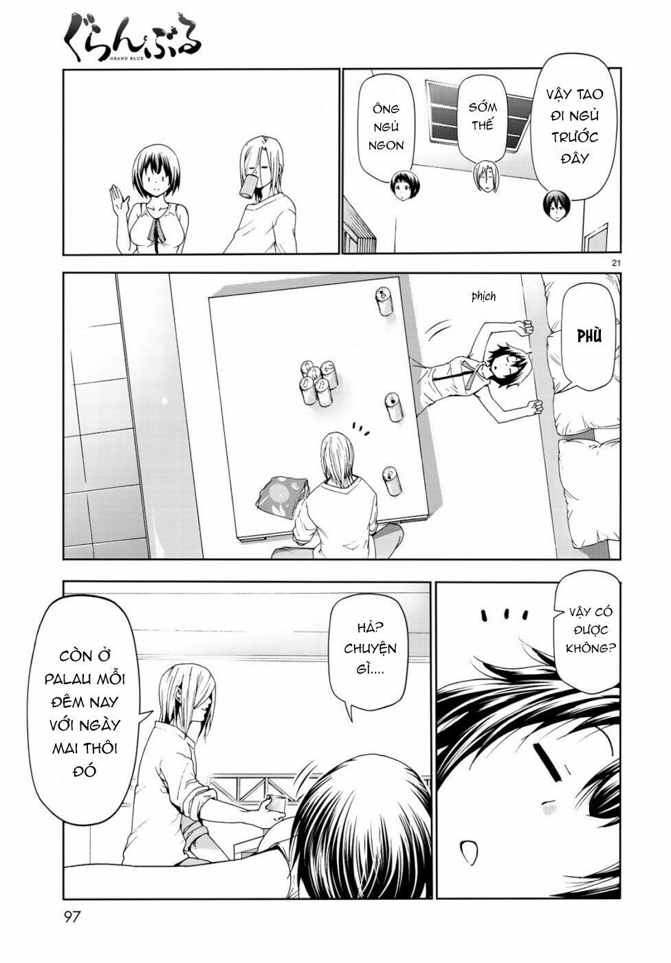 cô gái thích lặn - grand blue chapter 56 21