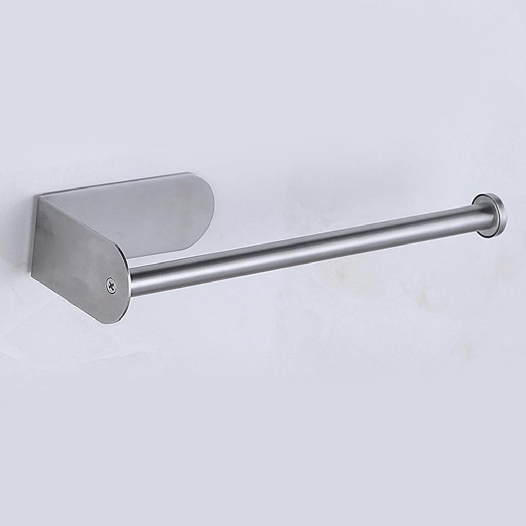 2pcs Stainless Steel Hanger Clip Organizer Tissue Holder Towel Storage Rack