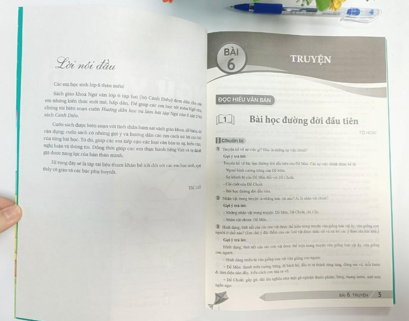 Sách - Hướng Dẫn Học Và Làm Bài Tập Ngữ Văn 6 - Biên soạn theo CT GDPT mới - Cánh Diều