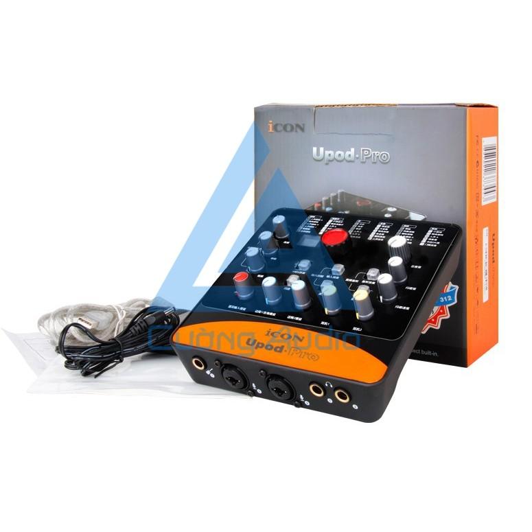 BỘ SOUND CARD Thu Âm Livestream Cao Cấp ICON Upod Pro