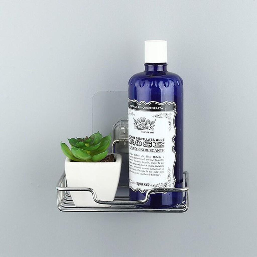 Kệ Inox SUS 304 để xà bông có miếng dán cao cấp