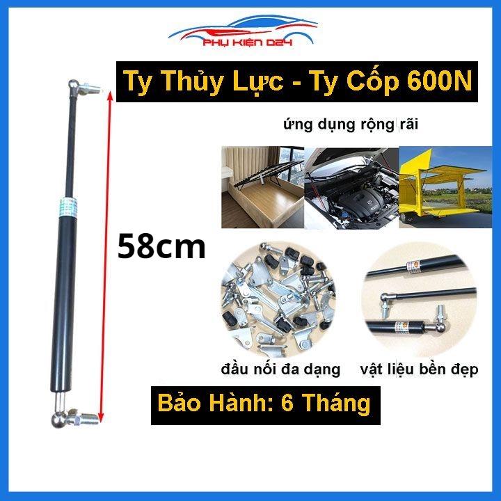 Ty thủy lực, tay nâng thanh chống cửa ty công nghiệp chịu lực 600N-60kg dài 58cm (giá/1chiếc)