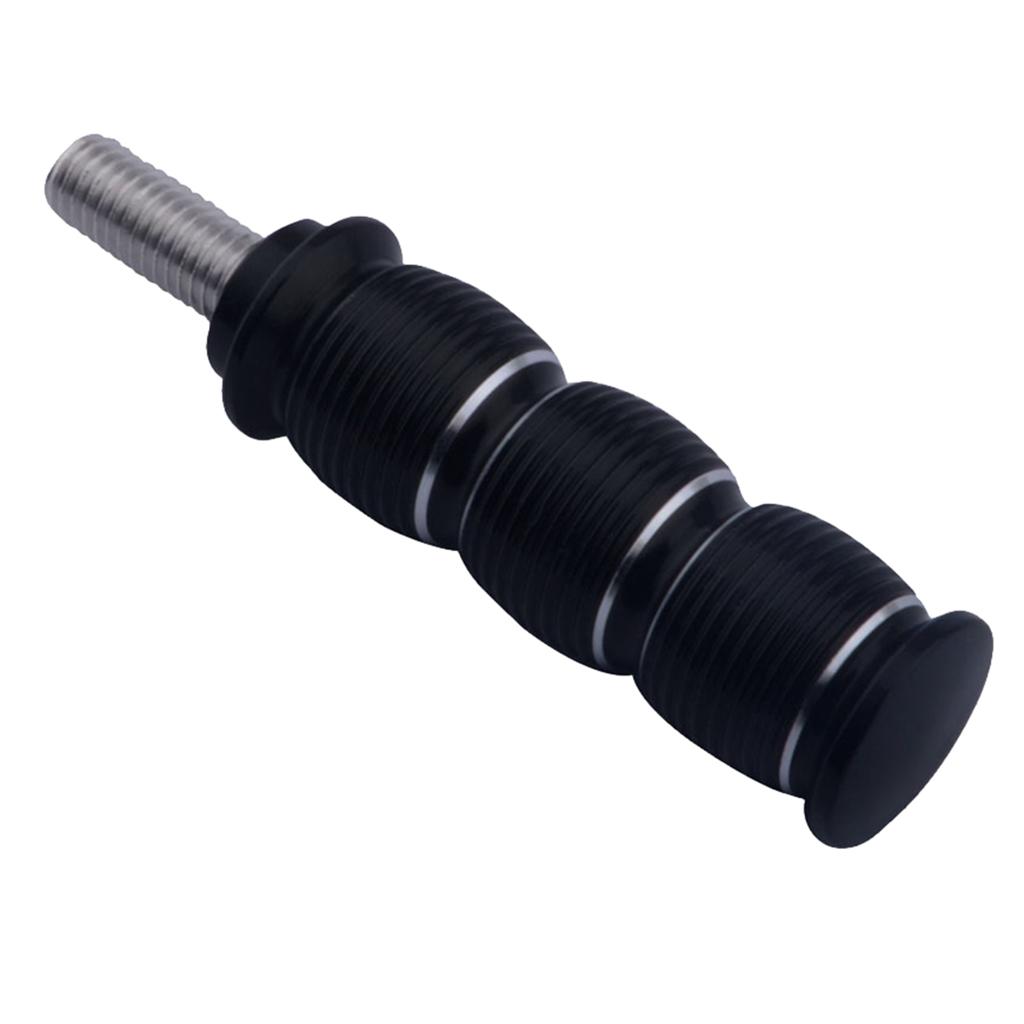 2pcs CNC Motorcycle Ribbed Toe Peg for Victory Cross Country Black