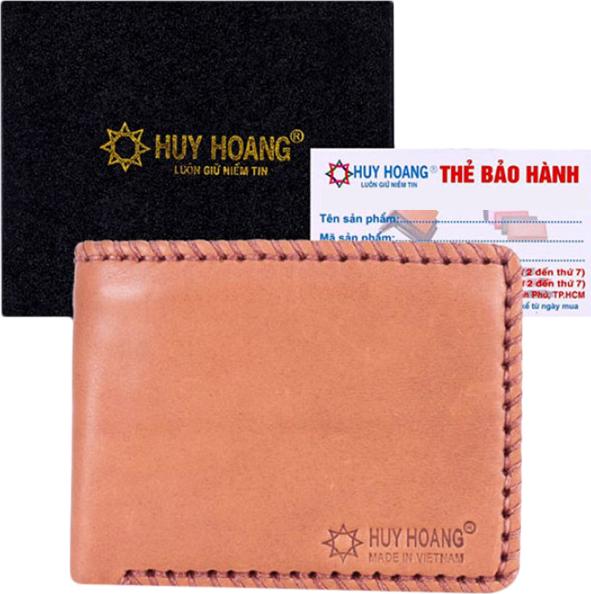 Hình ảnh Ví Nam Đan Viền Huy Hoàng HT2134 (12.5 x 10 cm) - Da Bò