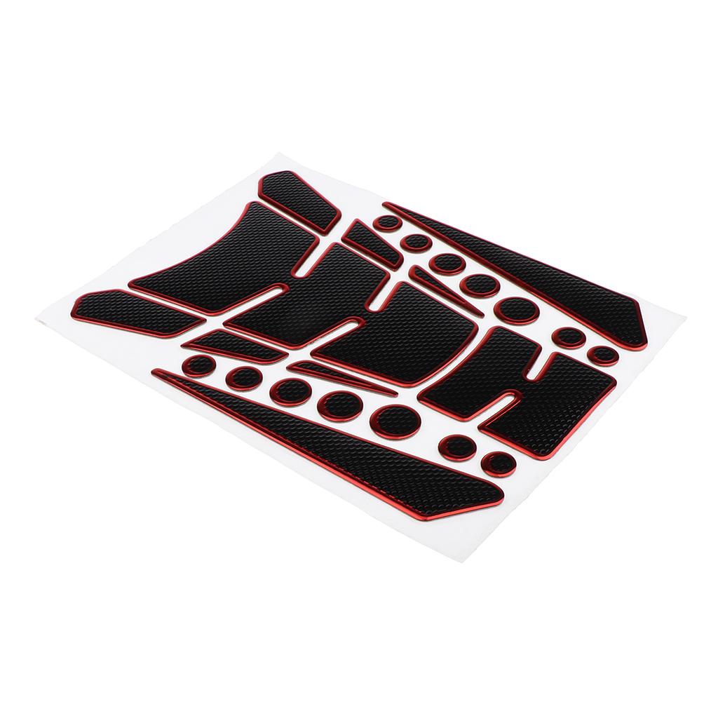 3D Carbon Fiber Look Motorcycle Sport Tank Gas Protector Pad Sticker Universal Fit