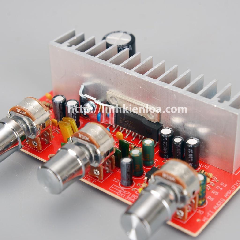Mạch khuếch đại công suất DX-135A - Sử dụng IC HA-13135 Công suất 50W x 2 - Dùng độ loa kéo, karaoke, Ampli DIY tự chế .