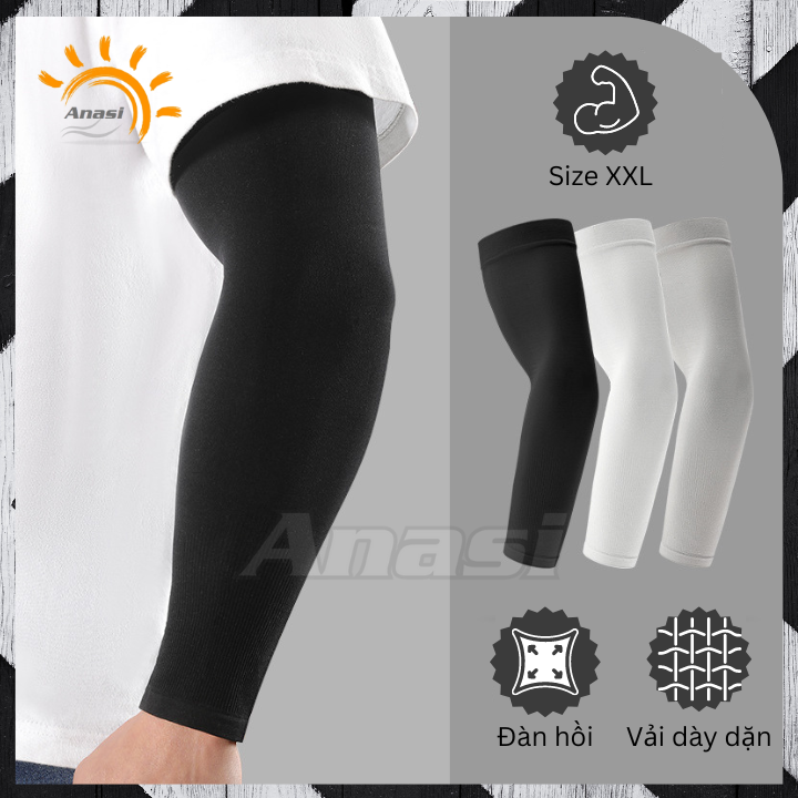 Găng tay dài chống nắng size XXL Anasi HB343 | Siêu co giãn, dày dặn