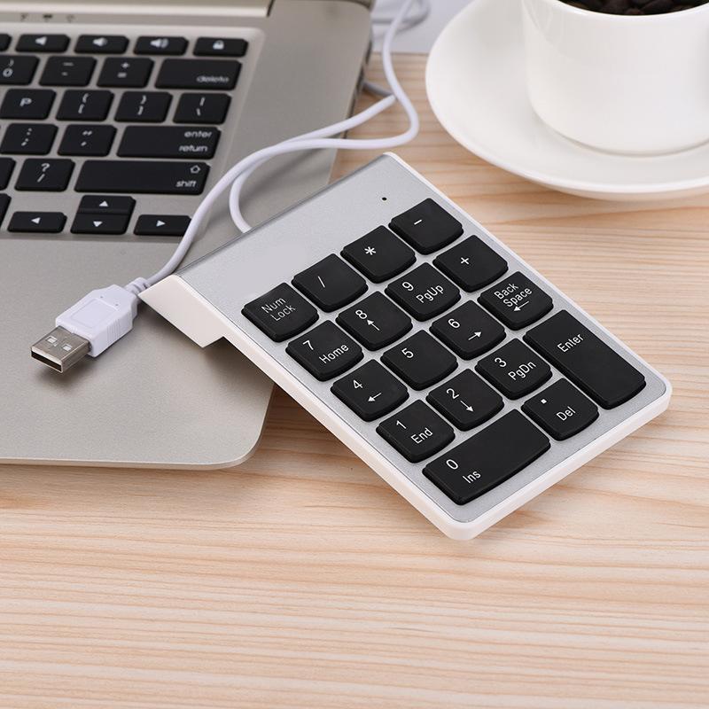 Vận Chuyển nhanh Bàn Phím PIN Mỏng Bàn Phím Số Có Dây Bàn Phím Số Có Dây PIN Bàn Phím Số Bàn Phím Mini