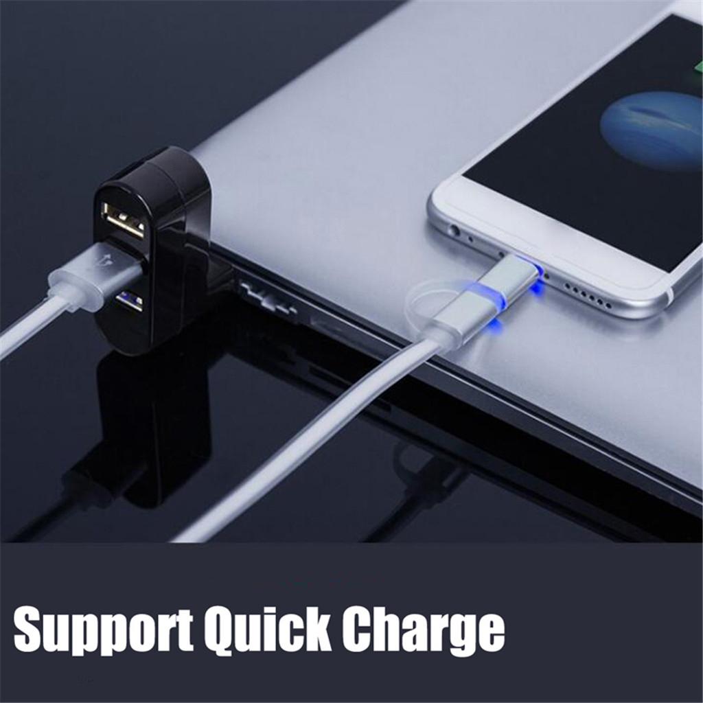 USB Hub, 3Port USB 2.0 Ultra Compact Data Hub/Splitter Adapter Plug High Speed for Notebook PC, USB Flash Drives, Keyboard, Mouse