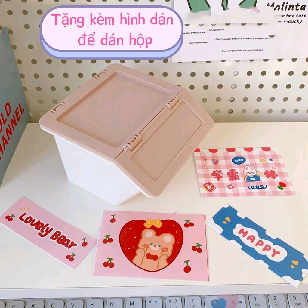 Hộp đựng đồ có kèm sticker