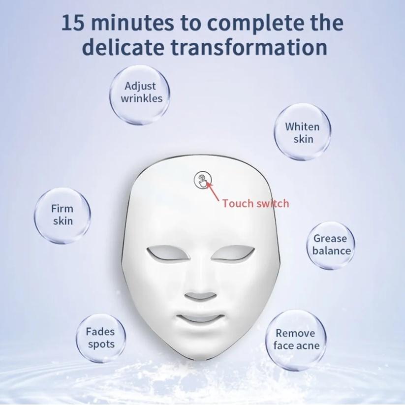 Mặt Nạ Giúp Trẻ Hóa Chăm Sóc Da Led Rejuvenation Mask - hàng cao cấp