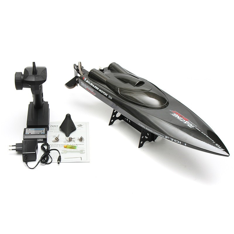 Tàu Cano Điều Khiển Từ Xa FT011 siêu tốc Racing Boat Fei lun 55km/h cao cấp High Speed