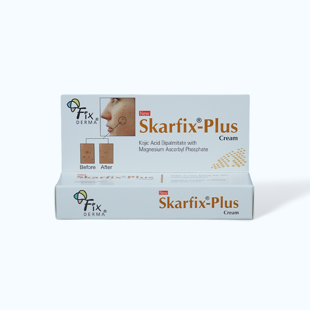 Kem dưỡng FIXDERMA Skarfix Plus Cream làm mờ vết thâm, đốm đen, giúp da sáng mịn, đều màu (15g)